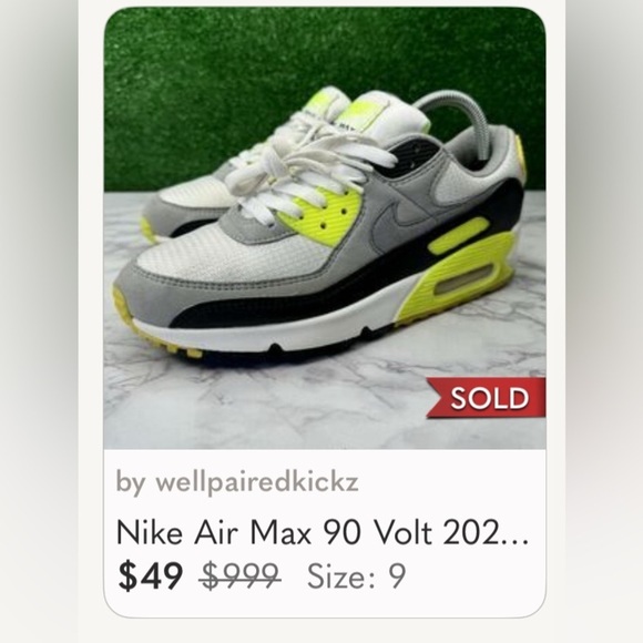 Nike Mens Air Max Oketo Black Gray Volt Running Sneakers Size 7.5 - Picture 12 of 13